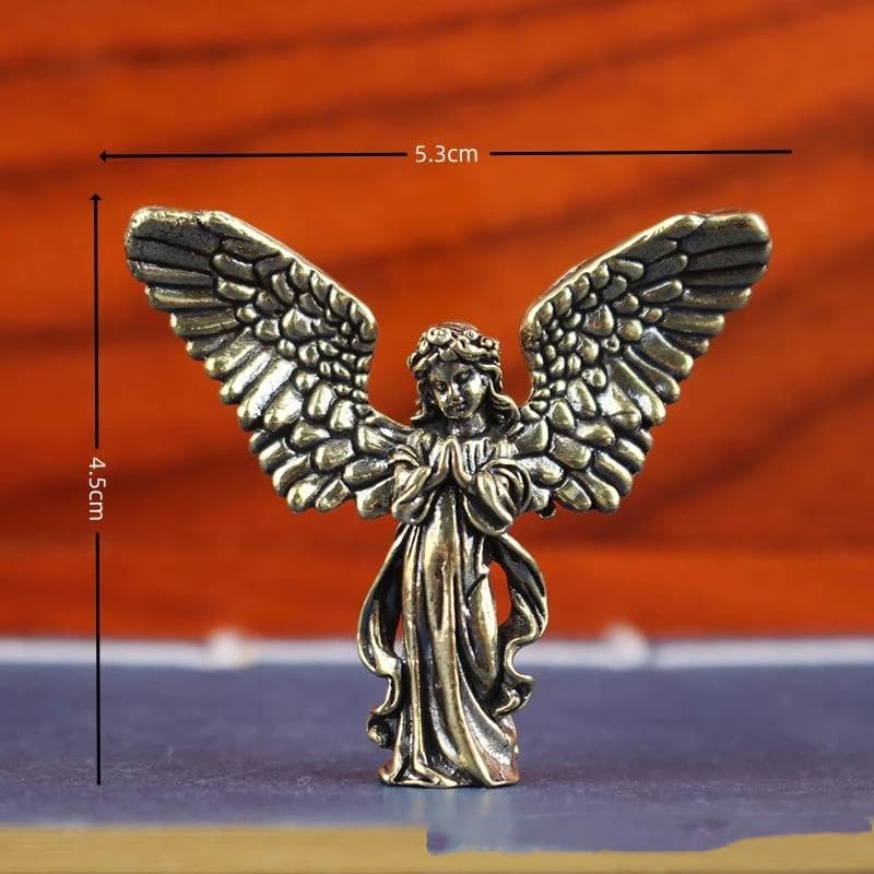 Statue de cupidon dieu de l'amour, petits ornements, Figurines d'ange gardien en laiton, décorations