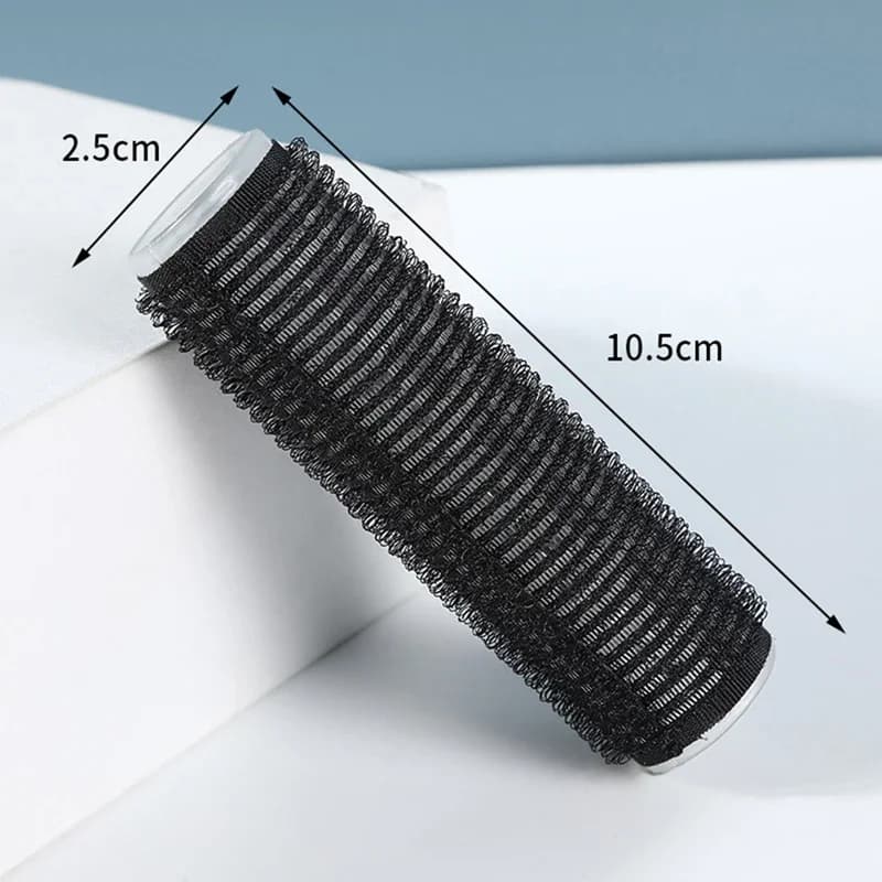1pc grands bigoudis auto-adhésifs coiffure usage domestique bricolage magique style rouleau rouleau 