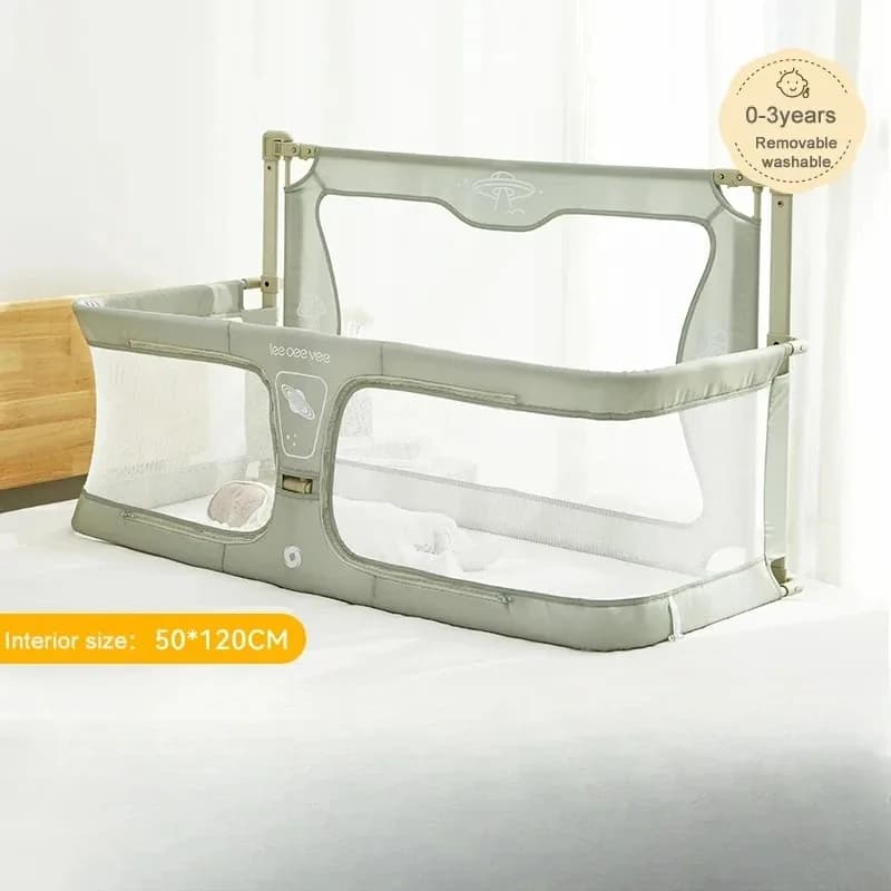 Lit de bébé pliable à double usage, Cuna de couchage pour nourrissons en bas âge, Protection de sécu