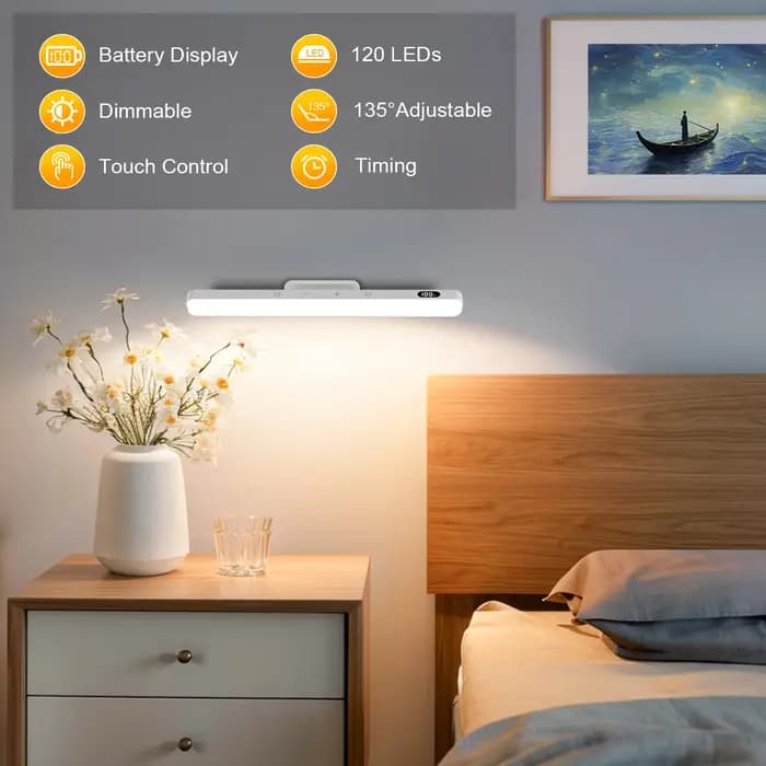 WILLED – lumières de miroir à intensité variable, 5W, 3 couleurs, lumière de maquillage réglable ave