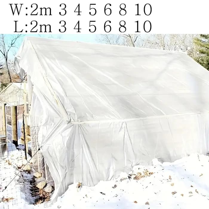 Grande bâche blanche personnalisée 3x5 6 8m * 8 10 12 3 4x4 6m, abri solaire, bâche imperméable, jardin, Patio, couverture de pluie, auvent d'ombrage, arrière-cour