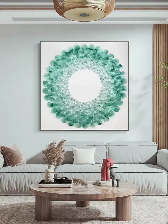 Peinture décorative tridimensionnelle moderne