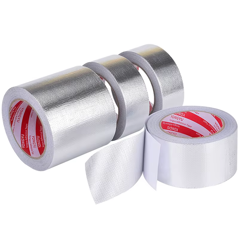 Ruban en aluminium, ruban métallique argenté large polyvalent, idéal pour la cvc, la scellage, l'iso