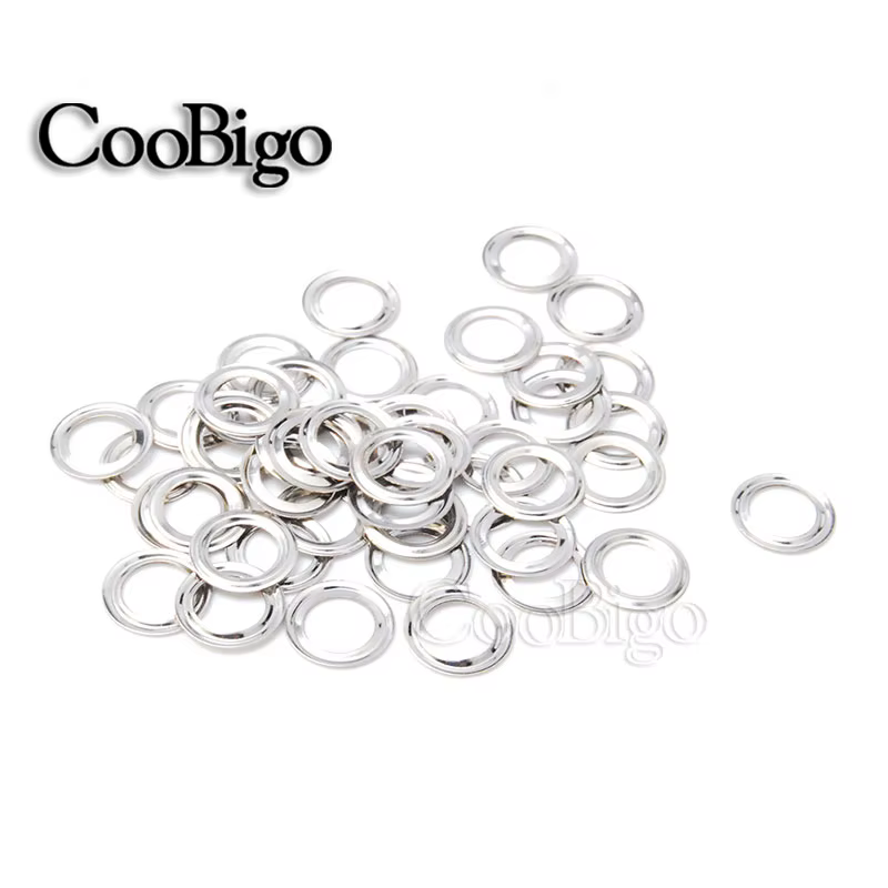 Oeillet métal œillets floraux pour Scrapbooking rideaux vêtements ceinture chaussures cuir couture b