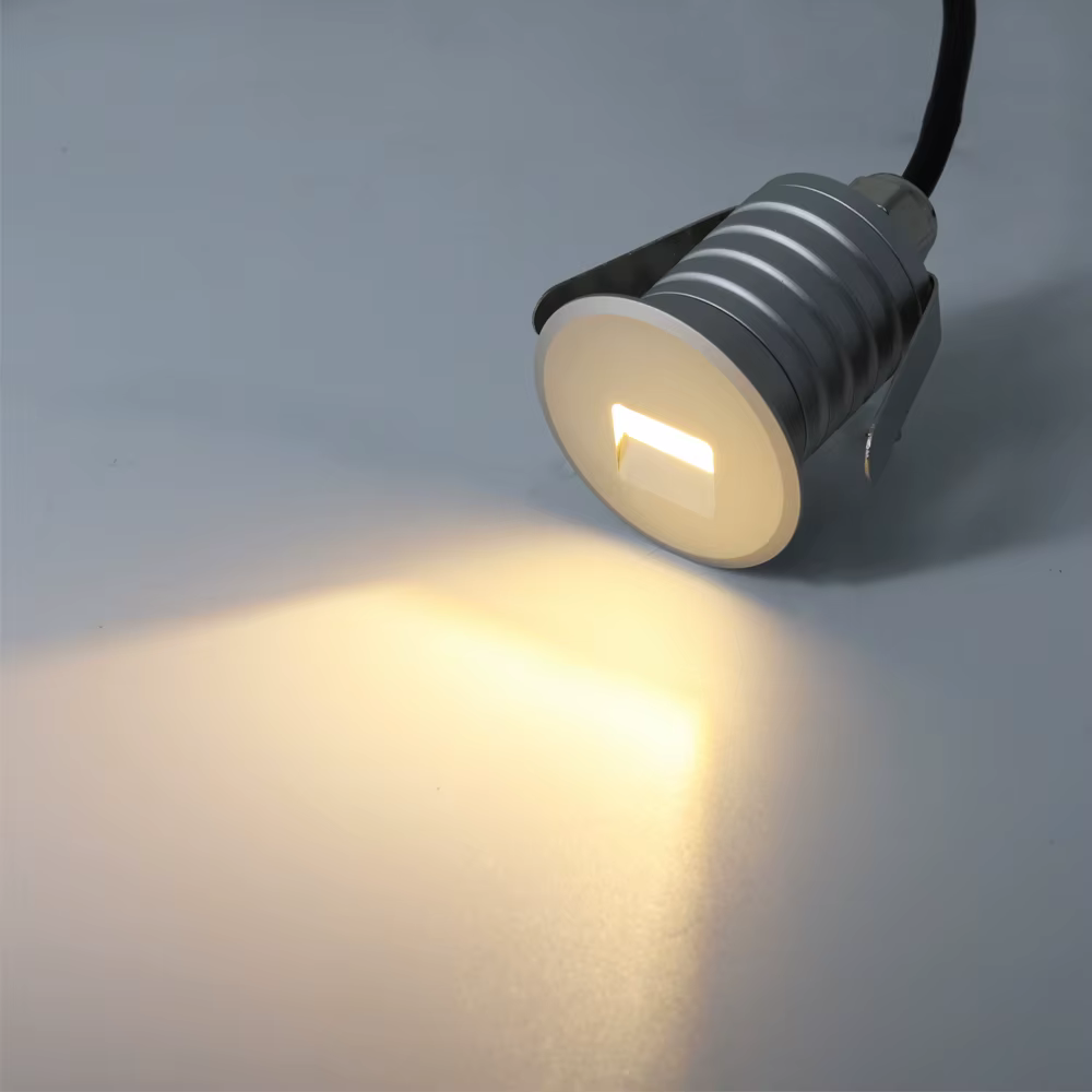 Applique murale Led encastrée 1W 12-24V, éclairage d'intérieur et d'extérieur, idéal pour des escali