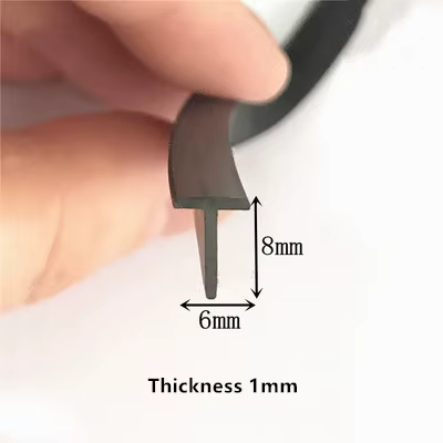 Bande d'étanchéité EPDM à profil en T – Bande d'étanchéité en forme de T résistante aux UV, joint en