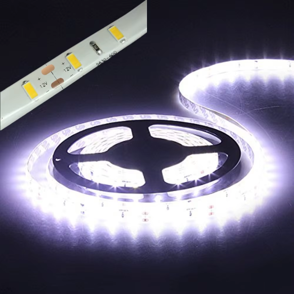 Bande lumineuse LED étanche, bande flexible, blanc naturel, blanc froid, blanc chaud, rouge, vert, b