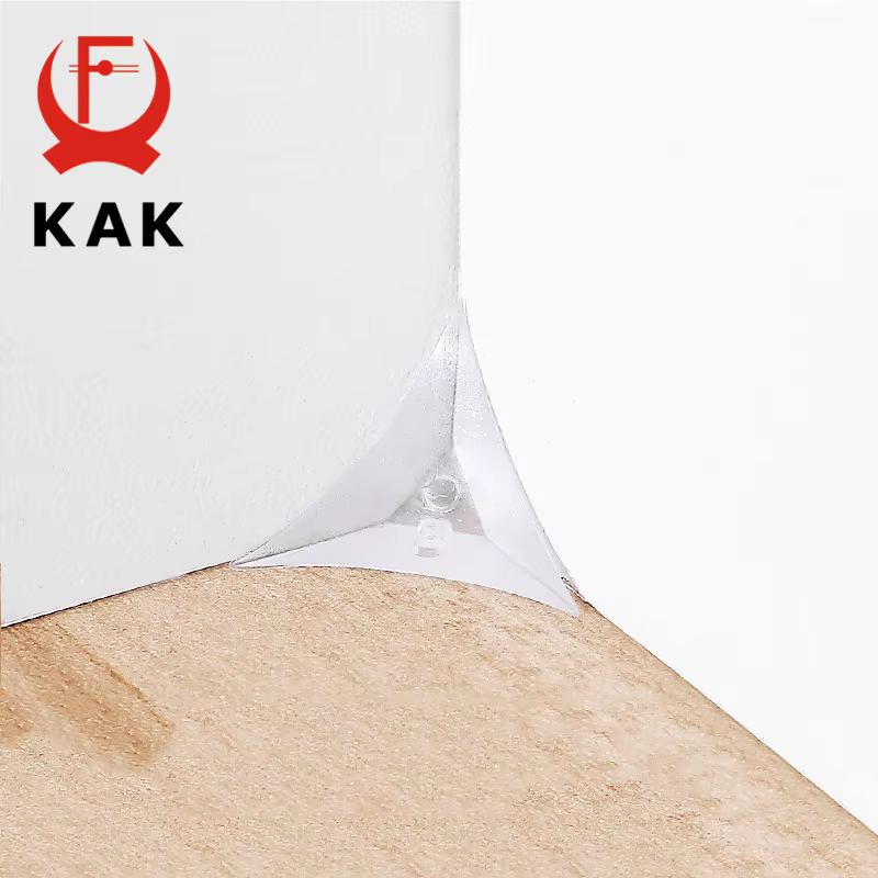 KAK – protecteur d'angle en PVC transparent, anti-poussière, Triangles de protection, pour quincaill