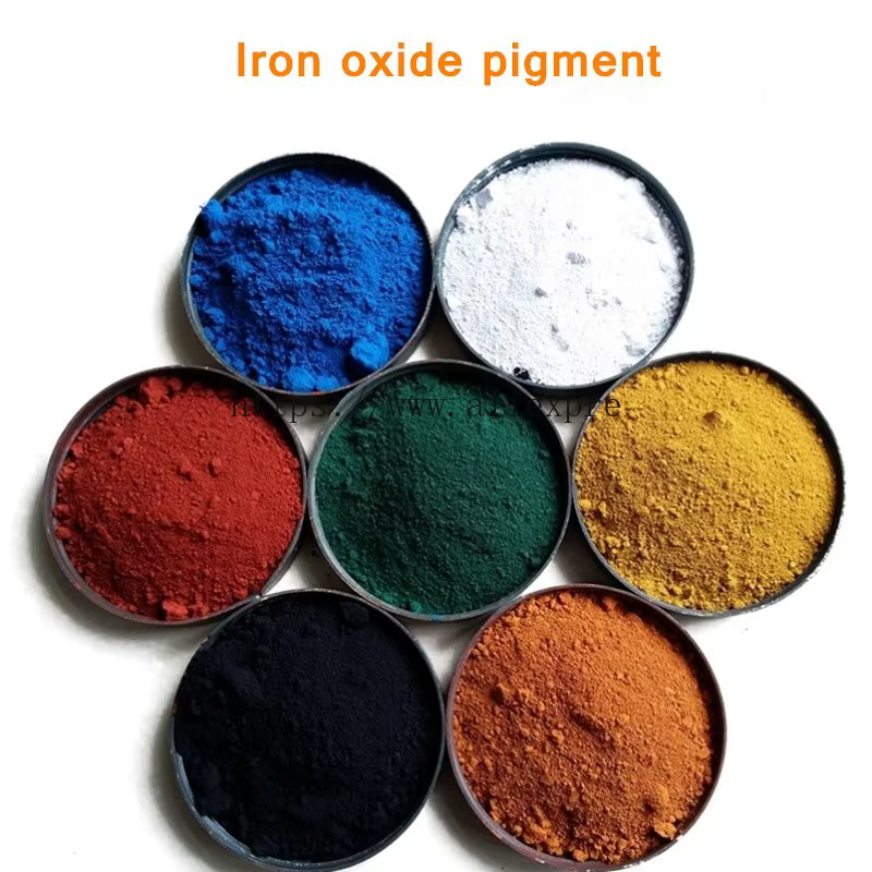 Poudre de carbone pigmentée d'oxyde de fer, couleur de ciment de première qualité, revêtement de cha