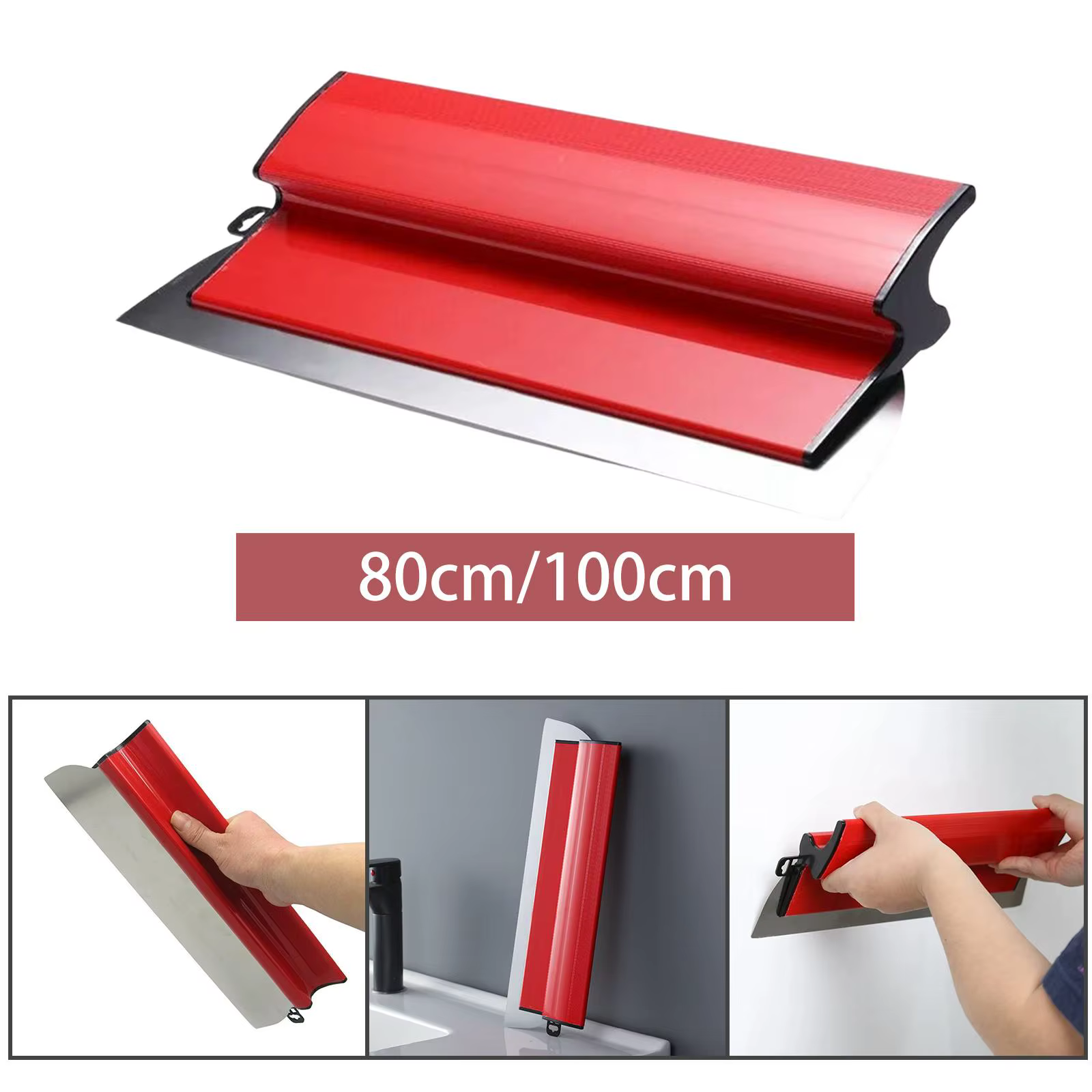 Pelle à peinture murale en acier inoxydable, multi-usage, réparation de cloisons sèches, décoration