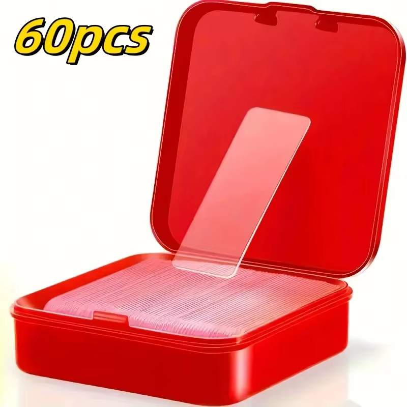 60 pièces de ruban adhésif double face, adhésif amovible pour travaux manuels
