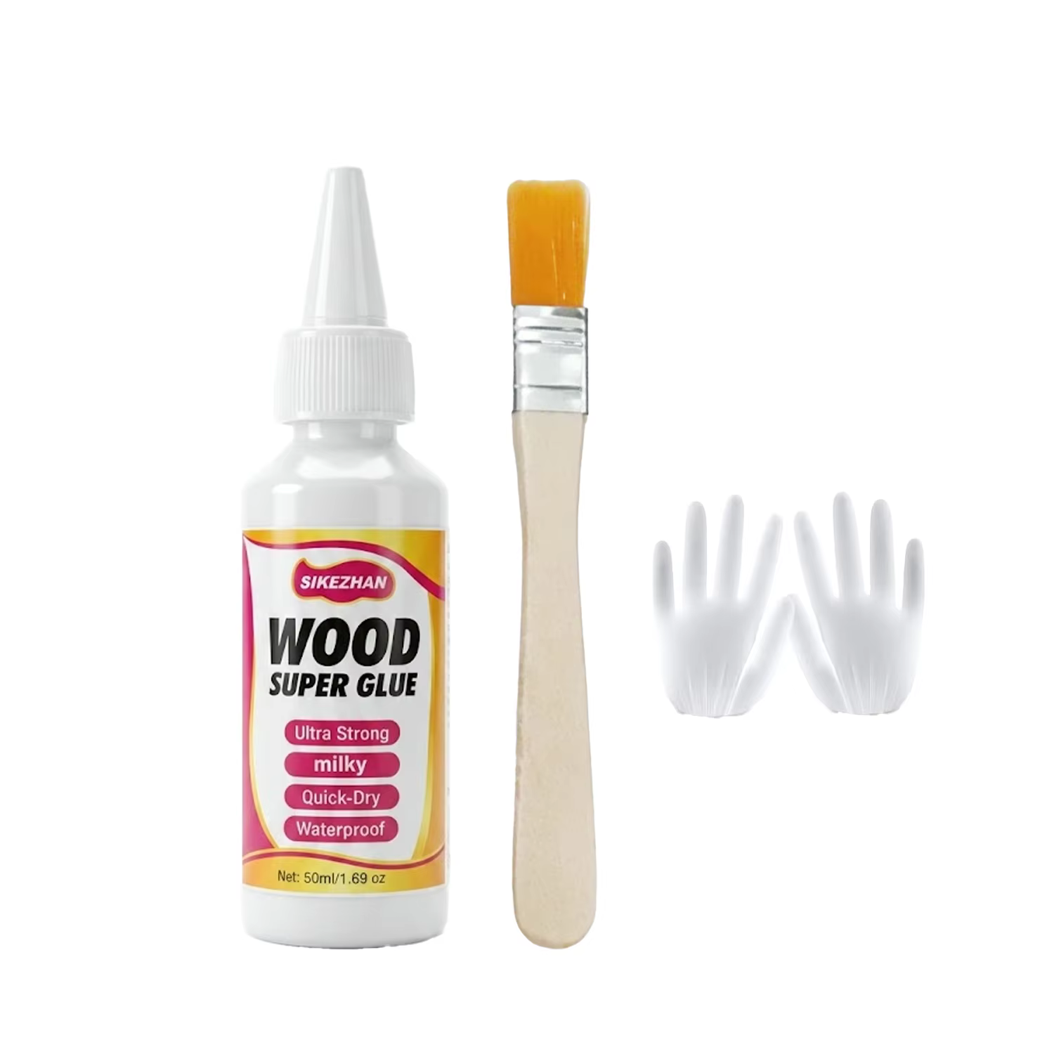 Colle à bois ultra-résistante, adhésif liquide à séchage rapide, imperméable, pour la réparation de 