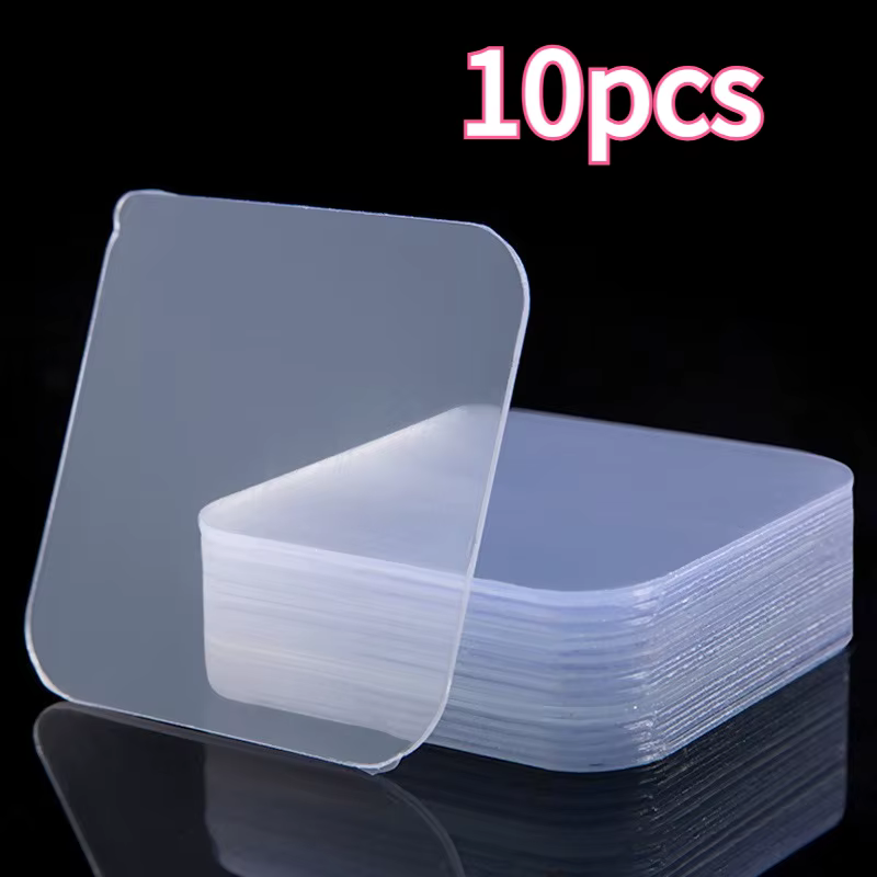 Ruban adhésif double face transparent carré – Adhésif fort, amovible et imperméable pour crochets mu