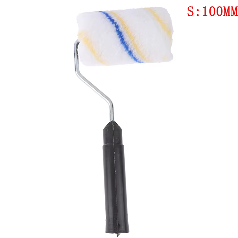 Rouleau à peinture de 4, 6 et 9 pouces avec manche court ou long – Idéal pour la peinture des murs –