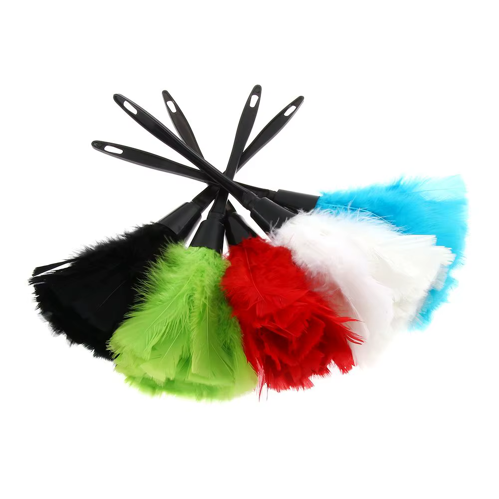 Plumeau de dinde antistatique, plumeau en microcarence, brosse à fourrure, nettoyeur de meubles, cli