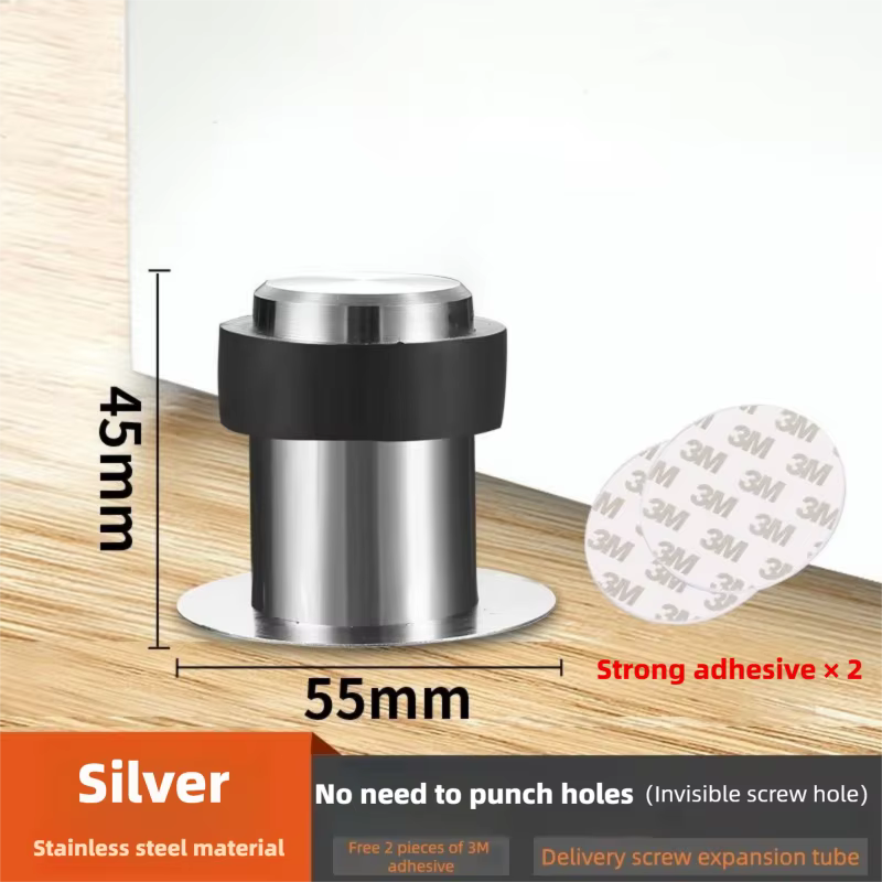 Butées de porte en caoutchouc, butées de porte en acier inoxydable, butées de porte au sol, produits