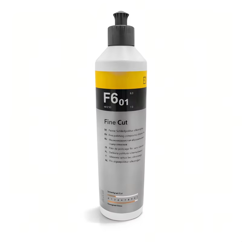 F6.01 Polish Fini Lisse – Finition Peinture Soyeuse, Formule Micro-Abrasive pour Voitures