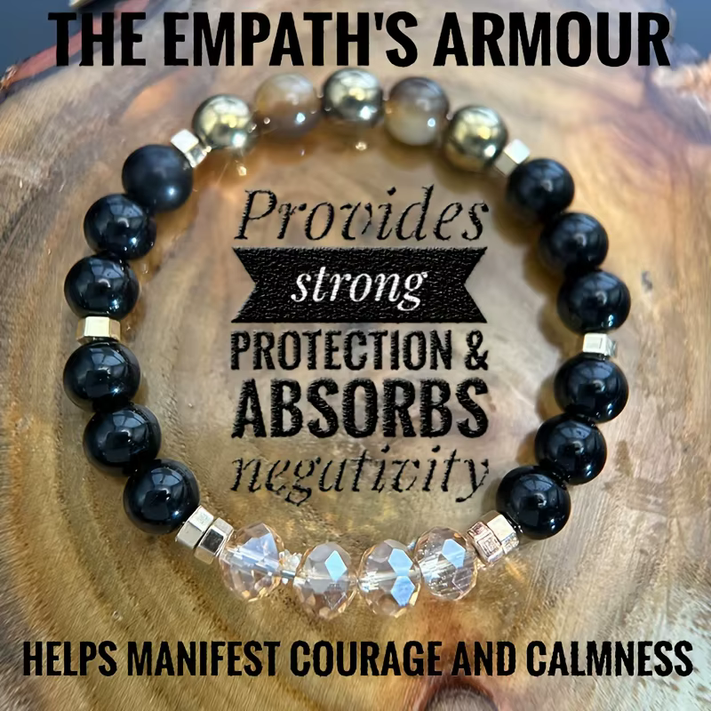 Bracelet de Protection d'armure d'Empath, 1 pièce, haute qualité, pour femmes et hommes, anti-Stress