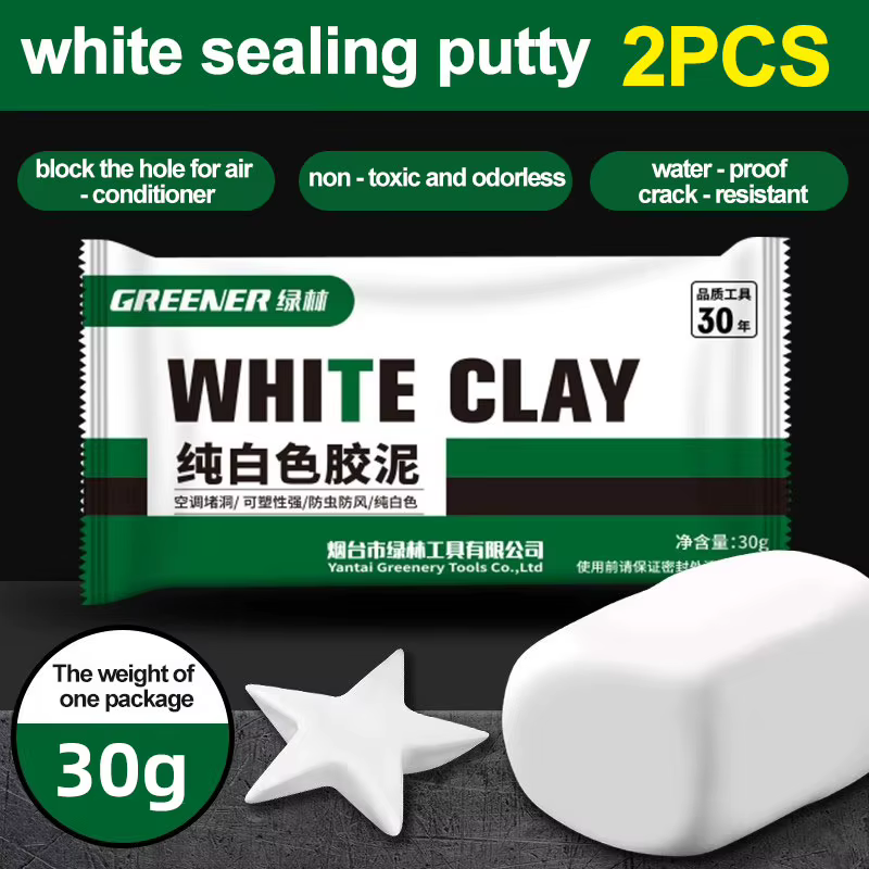 GREENERY 2/3/5 pièces Mastic d'étanchéité imperméable pour trous muraux, Colle de scellement pour tr