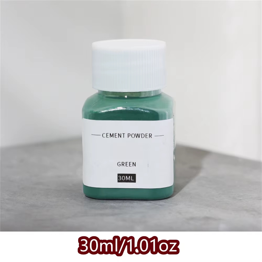 30 ml/pot poudre de ciment gypse plâtre Pigment colorant bricolage à la main béton ciment plâtre mou