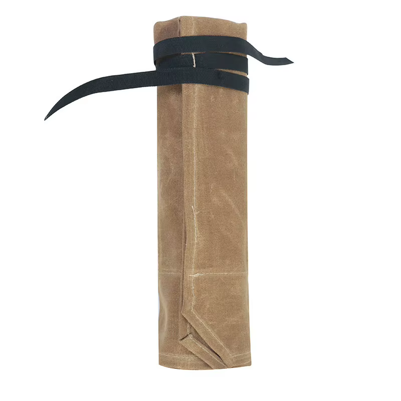 Étui à couteaux en toile cirée avec 7 emplacements, pochette portable pour couteaux, étui de rangeme