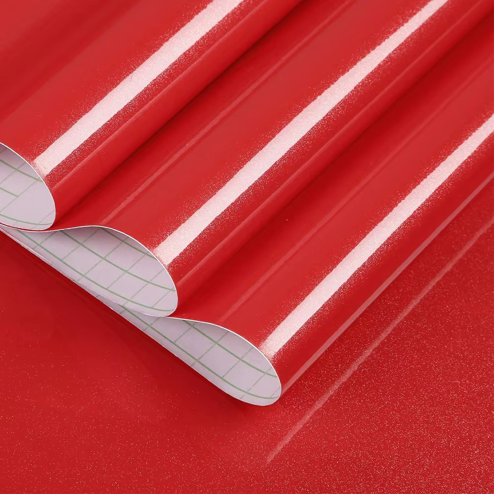 Papier peint vinyle brillant de 55 cm de largeur pour murs en rouleaux, autocollants muraux imperméa