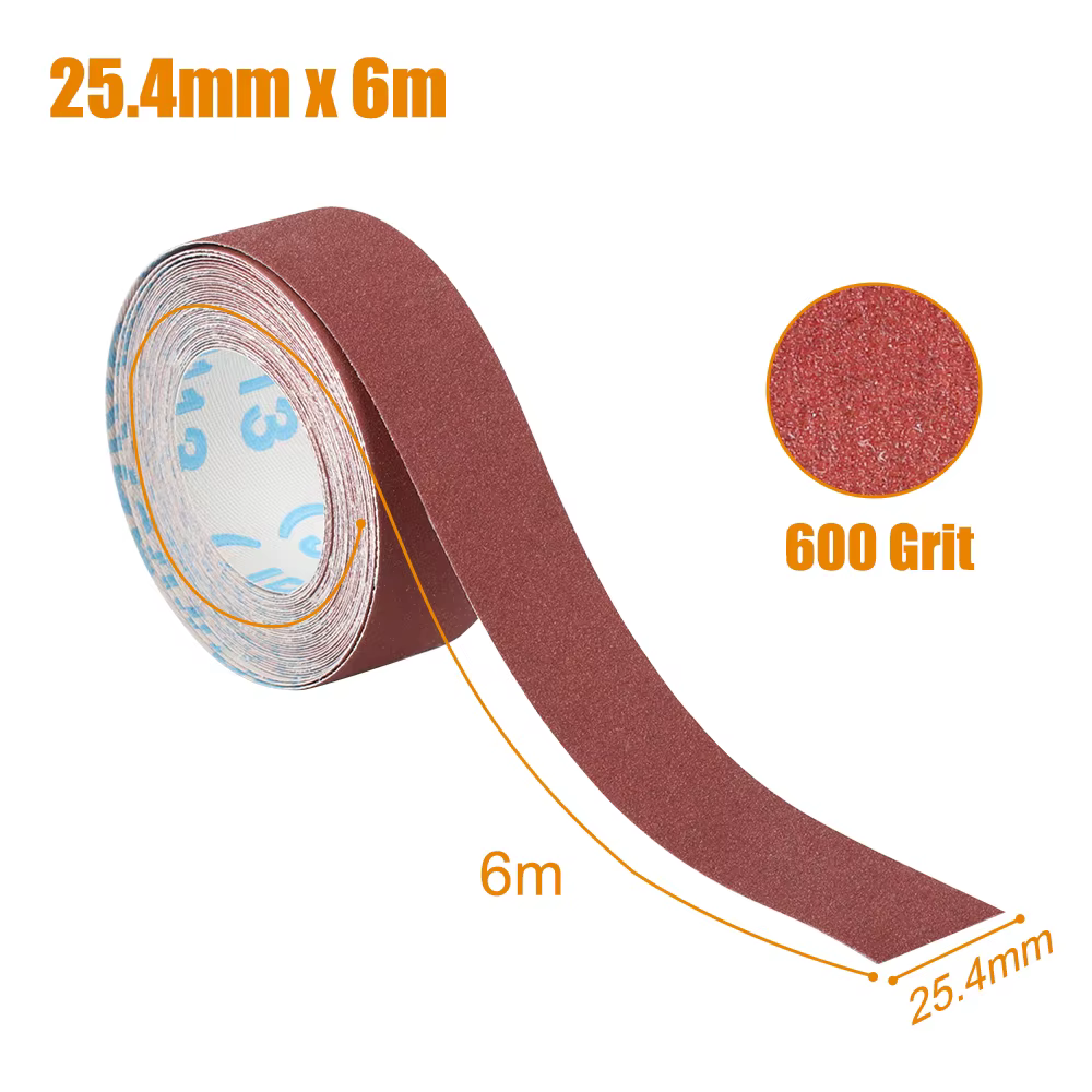 Rouleau de papier abrasif pour outil converasif, bande de polissage, papier abrasif, rouleau de gril