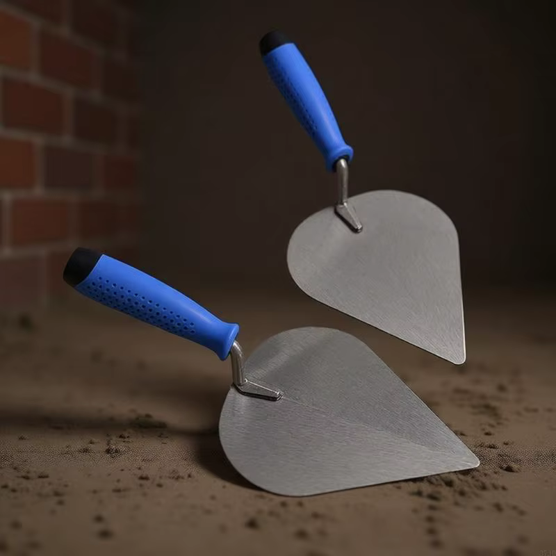 Truelle plâtrage béton en acier carbone, outil finition, truelle plate pour les tâches réparation cl