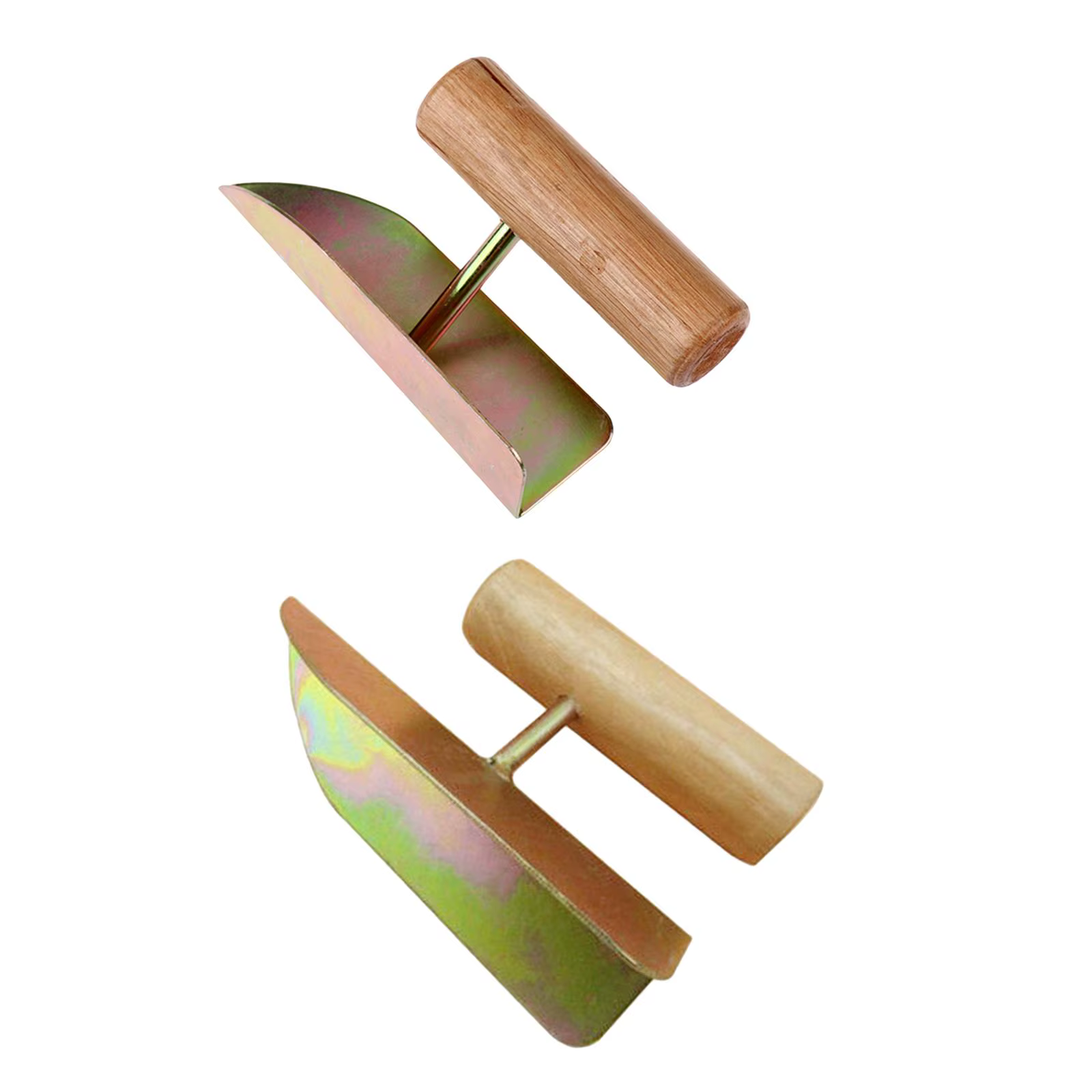 Truelle d'angle pour cloisons sèches avec manche en bois, petit outil de construction, mastic, manue