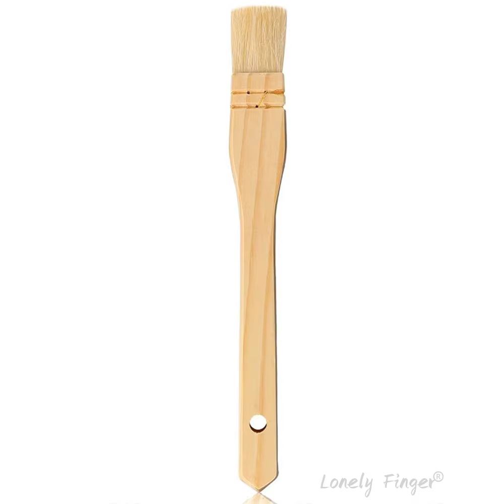 1/3 pièces pinceaux de peinture plats pour artiste pinceaux de peinture poils de mouton brosse de la
