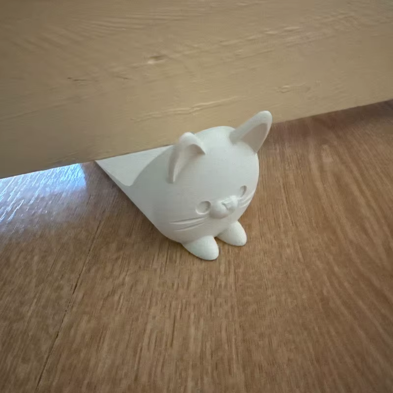 Butoir de porte en forme de chat mignon, protection antidérapante pour le sol, décoration intérieure