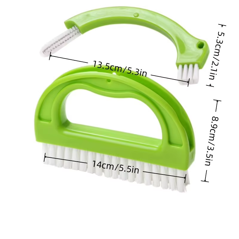 Brosse de nettoyage de joints de carrelage deux en un, adaptée au nettoyage ménager dans les cuisine