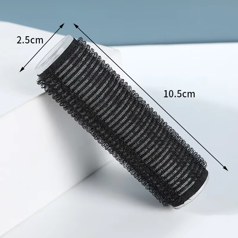 1pc grands bigoudis auto-adhésifs coiffure usage domestique bricolage magique style rouleau rouleau 