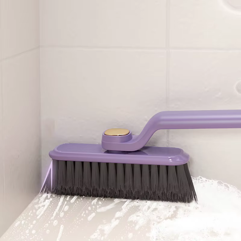 Brosse de nettoyage de crevasses rotative multifonction à main 360 ° Outil de nettoyage de coins r
