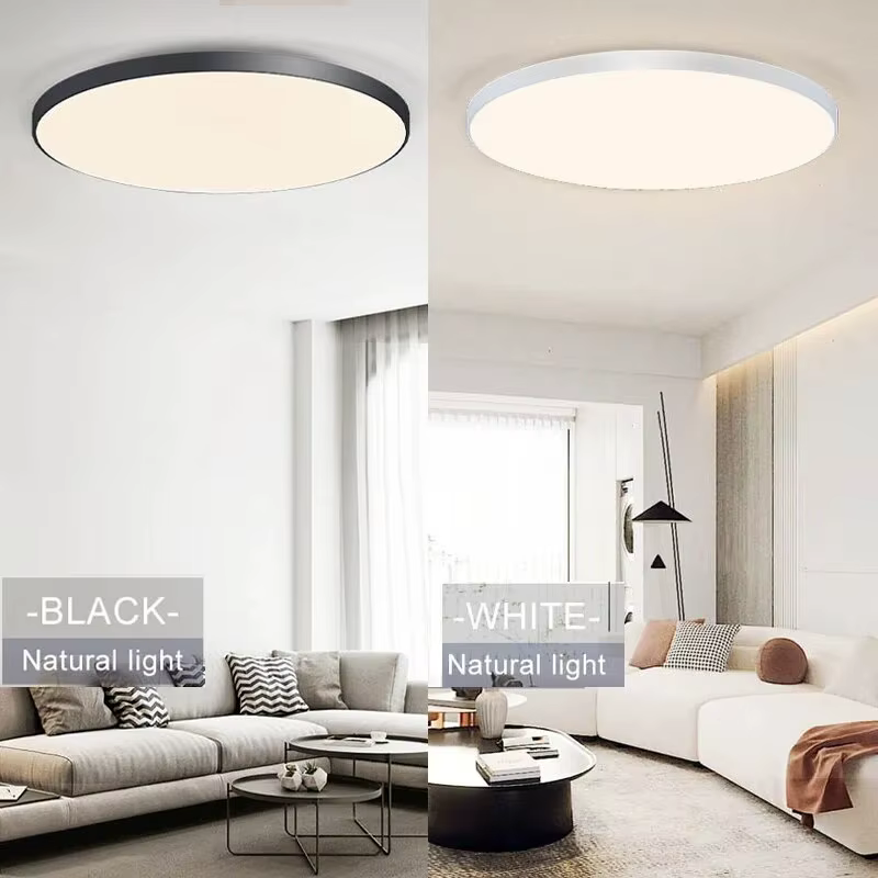 Plafonnier LED intelligent avec télécommande, intensité variable, lampes de plafond modernes, chambr
