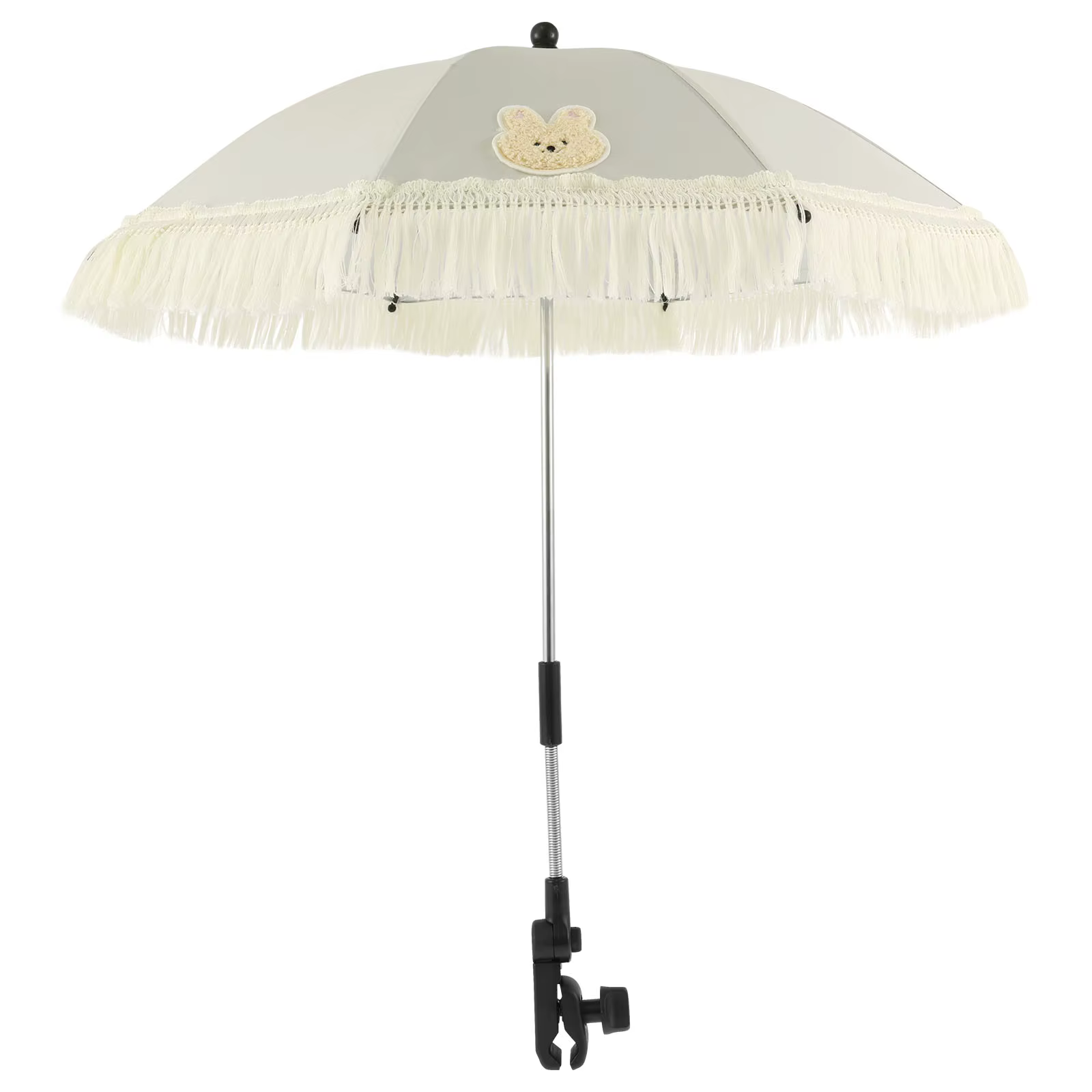 Parapluie de poussette pour bébé, Parasol de Protection UV, imperméable, pompon universel, mignon, r