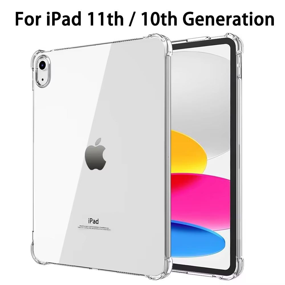Étui transparent pour iPad (A16) 11e génération 11 pouces 2025 / 10e génération 10,9 pouces 2022, ho