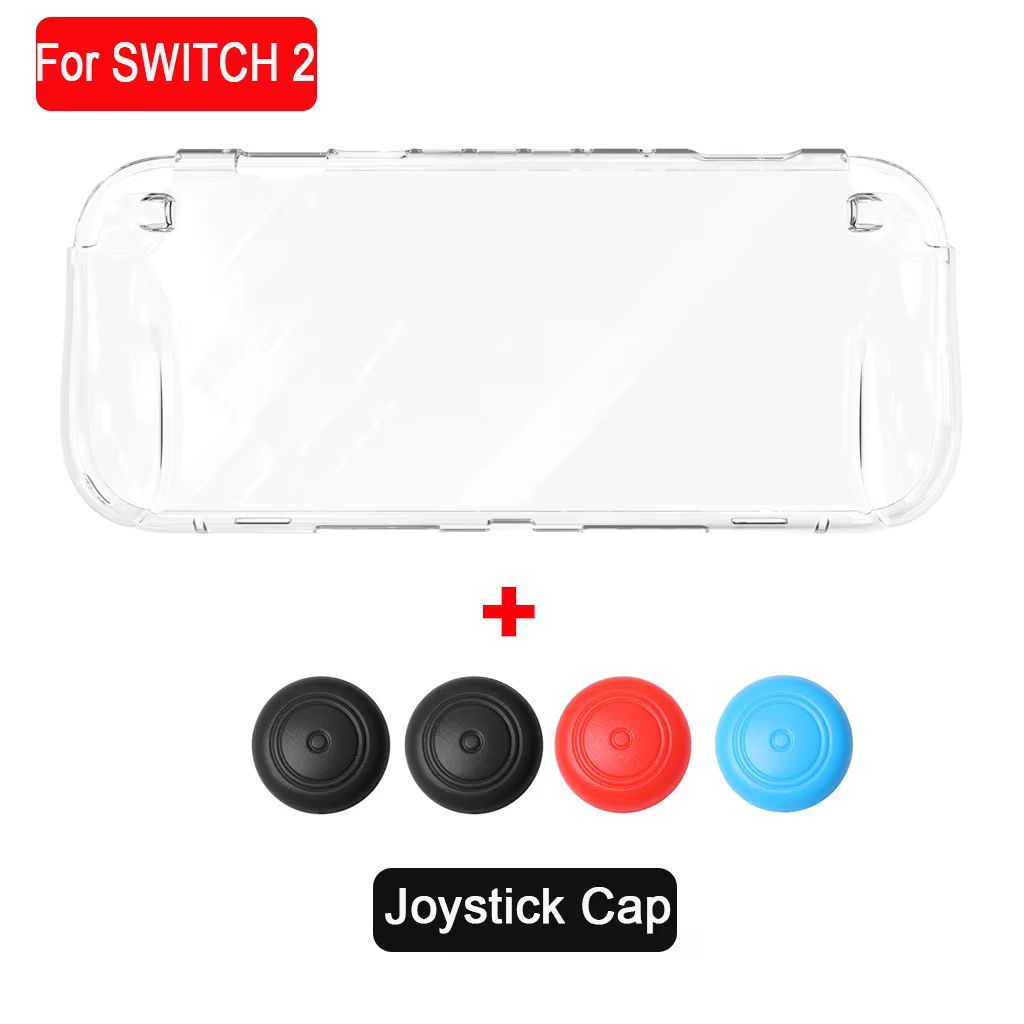 Switch 2 (2025) Étui de protection Couverture transparente Protecteur Anti-rayures Absorption des ch