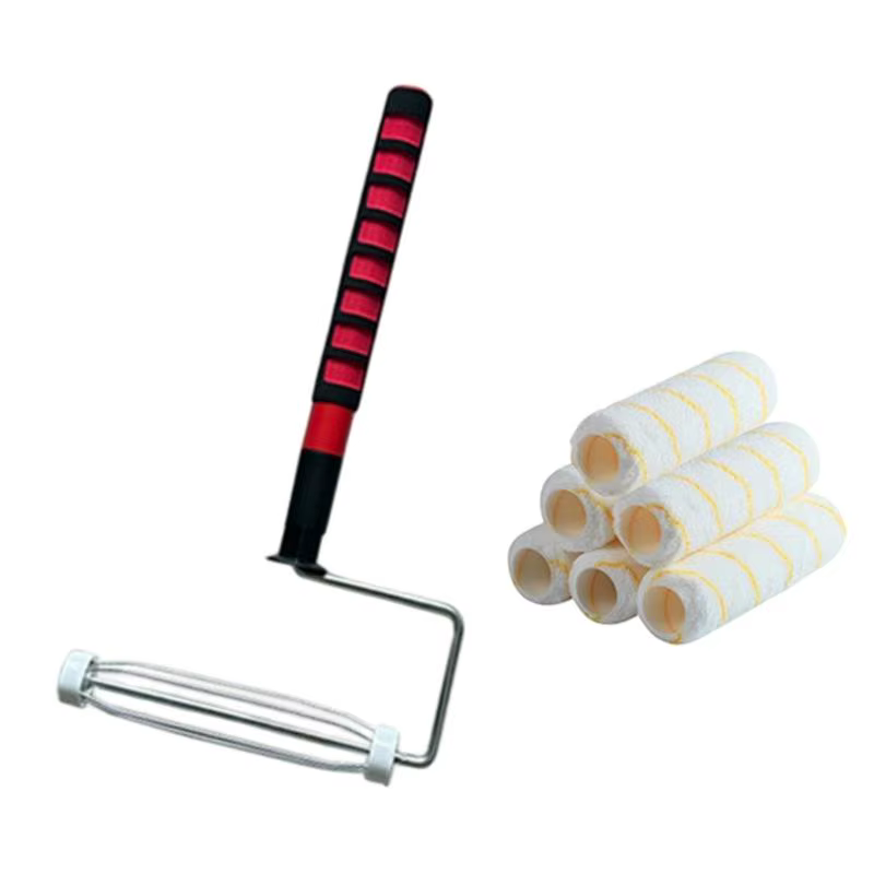 Cadre rouleau peinture professionnel 652F, poignée rouleau, brosse, fournitures peinture, outils rép