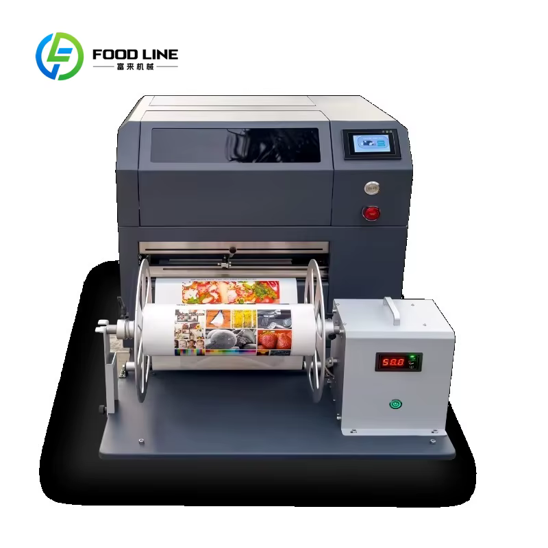 Machine d'impression d'étiquettes numérique personnalisée industrielle, rouleau à rouleau, pour maté