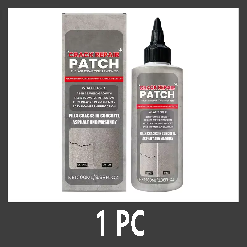Mastic de réparation pour fissures de béton 100 ml, séchage rapide, étanche, pour réparer les fissur
