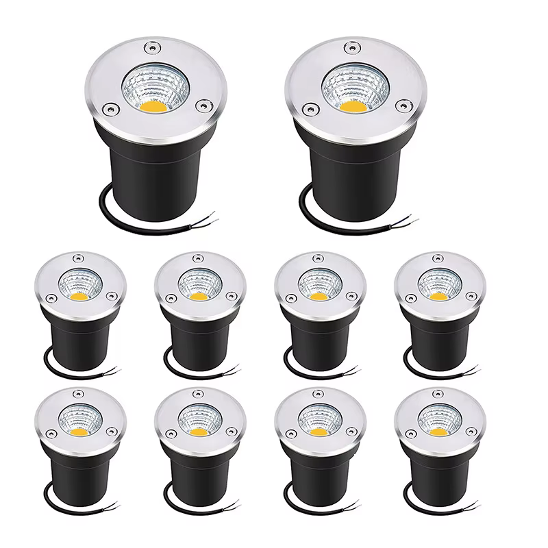 6 pièces éclairage de jardin extérieur IP67 LED étanche lumière souterraine 5W10W15W lumière enterré