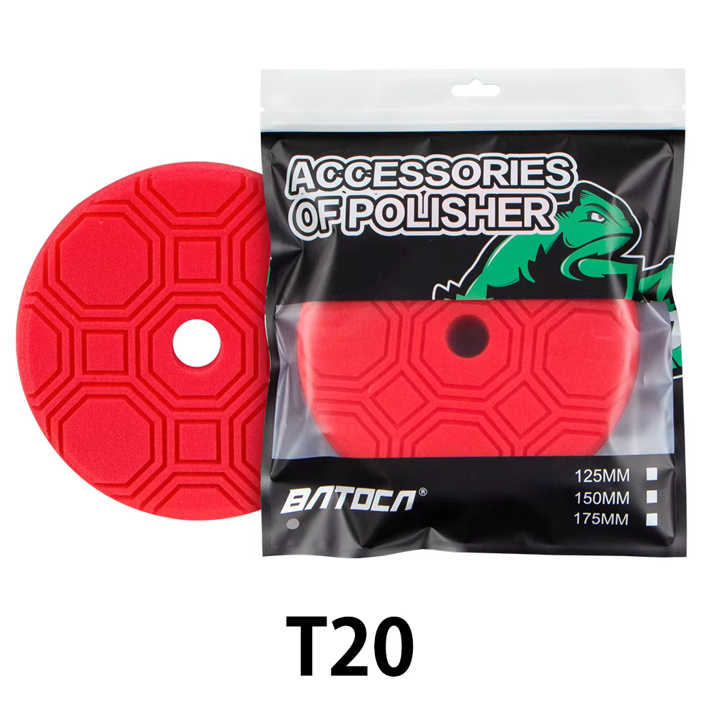 BATOCA 5/6 pouces tampons de polissage T20-T120 Kit de tampons éponge de coupe et de finition de mou