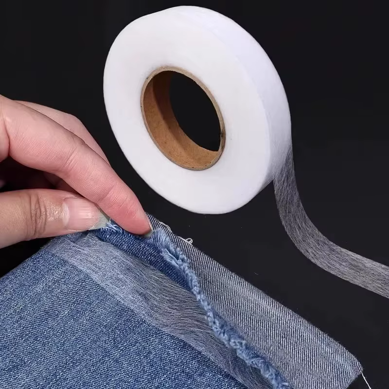 Ruban à ourlet avec fer portable, 10 mètres, ruban à fer total pour pantalons, rideaux, robes et art