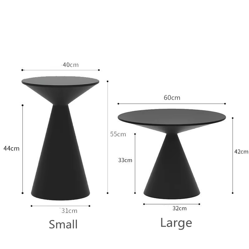 Table basse ronde en métal de luxe, meuble de salon, Table d'appoint de canapé, quelques balcon, Tab