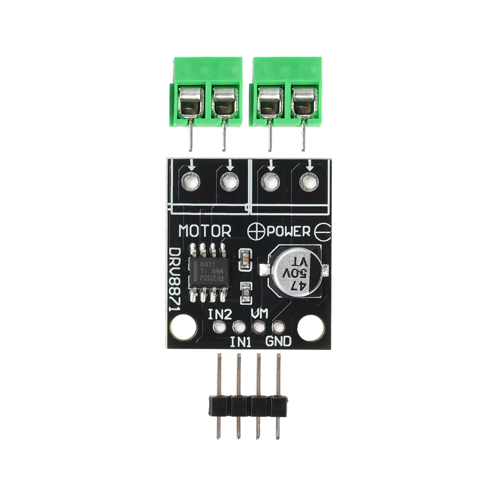 Module de commande de moteur DRV8871 6,5-45V DC à pont en H 3,6A pour moteur à balais avec contrôle 