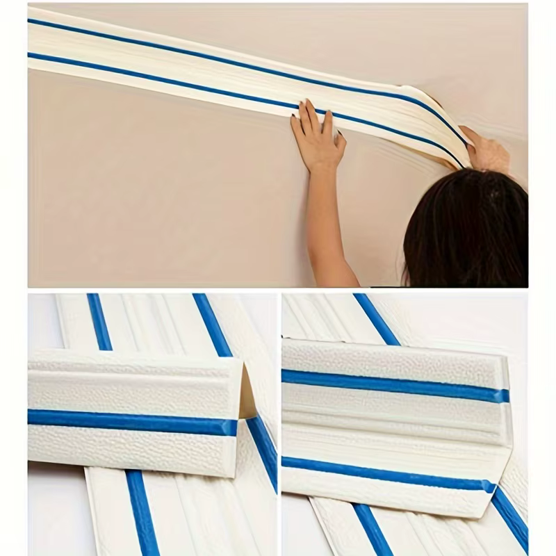 Autocollants d'angle intérieurs et extérieurs, lignes de plinthe décoratives, lignes adhésives imper