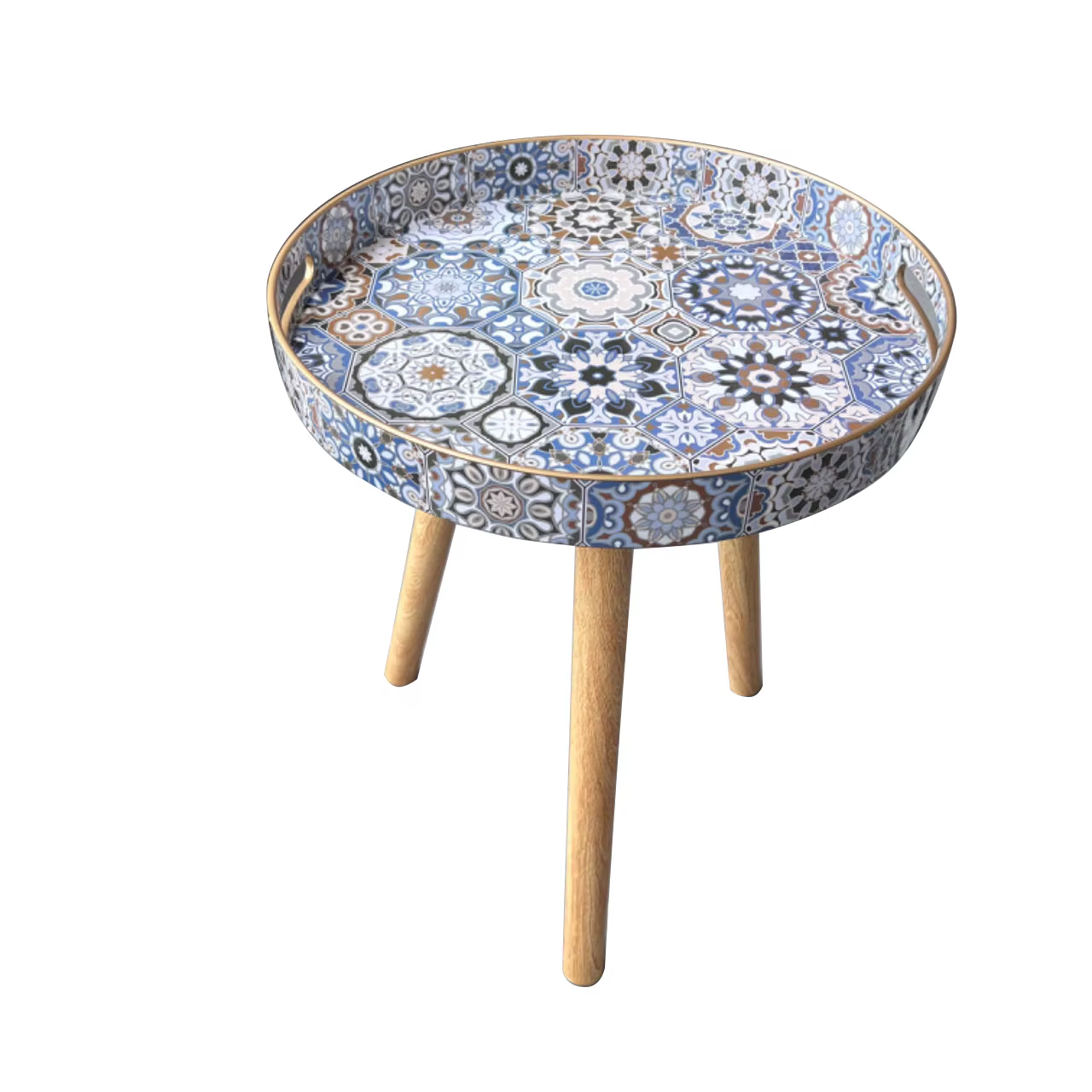 Table basse bohème thé table basse extérieure amovible tables rondes simples meubles multifonctionne