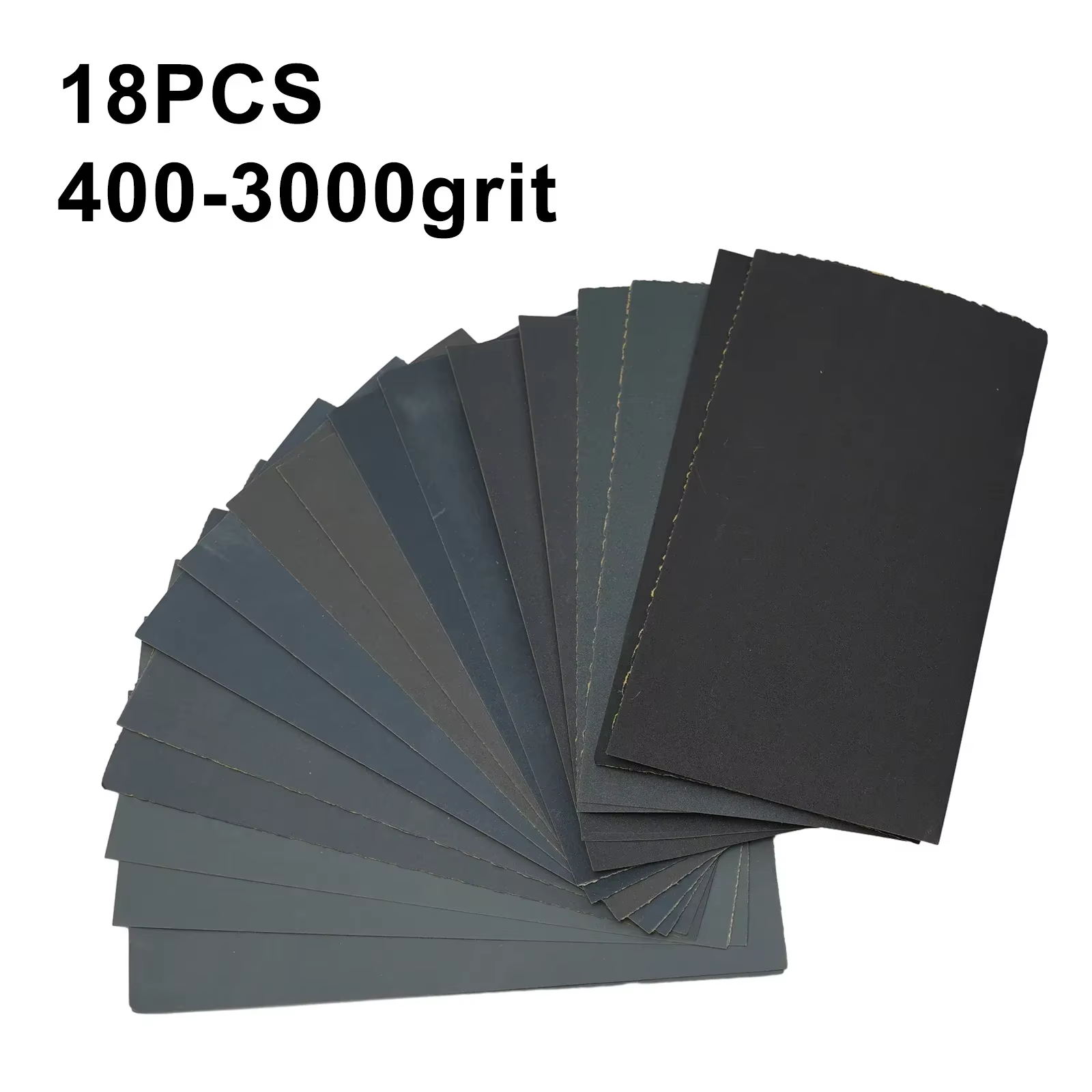 Papier de verre abrasif, outils de polissage, grain 400,600,800,1000,1200,1500,2000,2500,3000, papie
