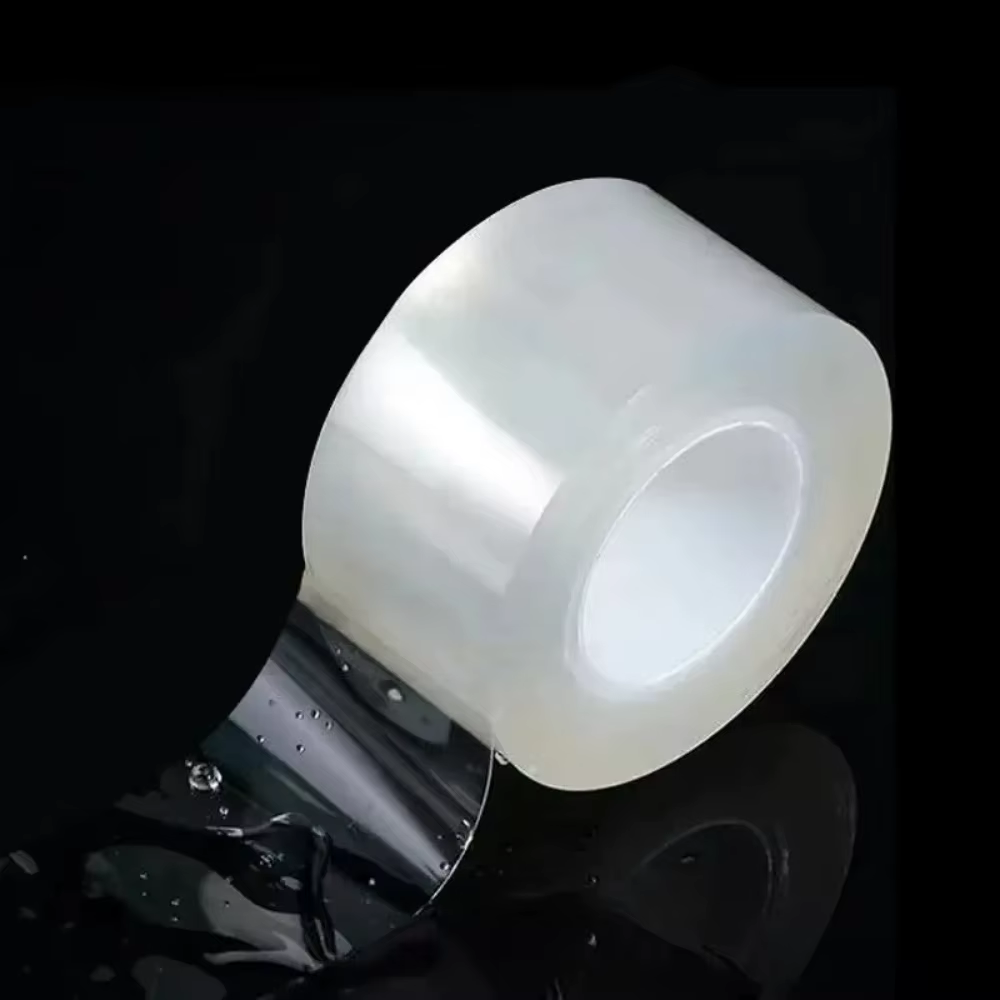 1pc 5mX5cm Bande d'étanchéité pour fenêtre, ruban d'étanchéité transparent pour fenêtre, ruban d'éta